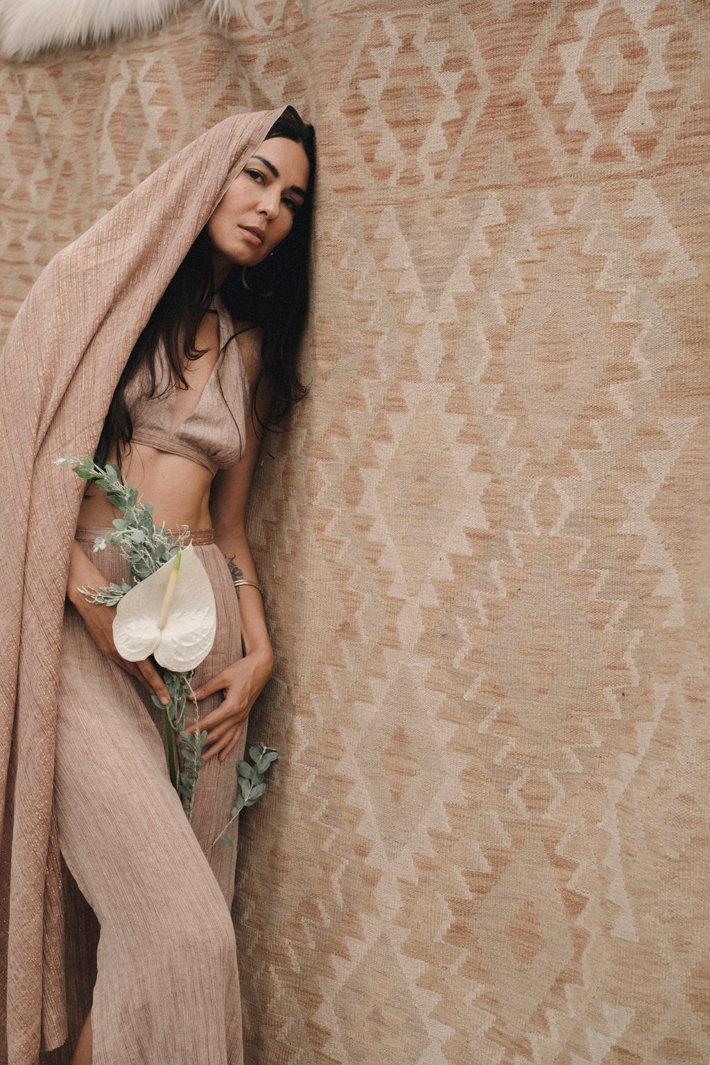 Shalya Top – Handwoven Himalayan Silk raw Wrap Top