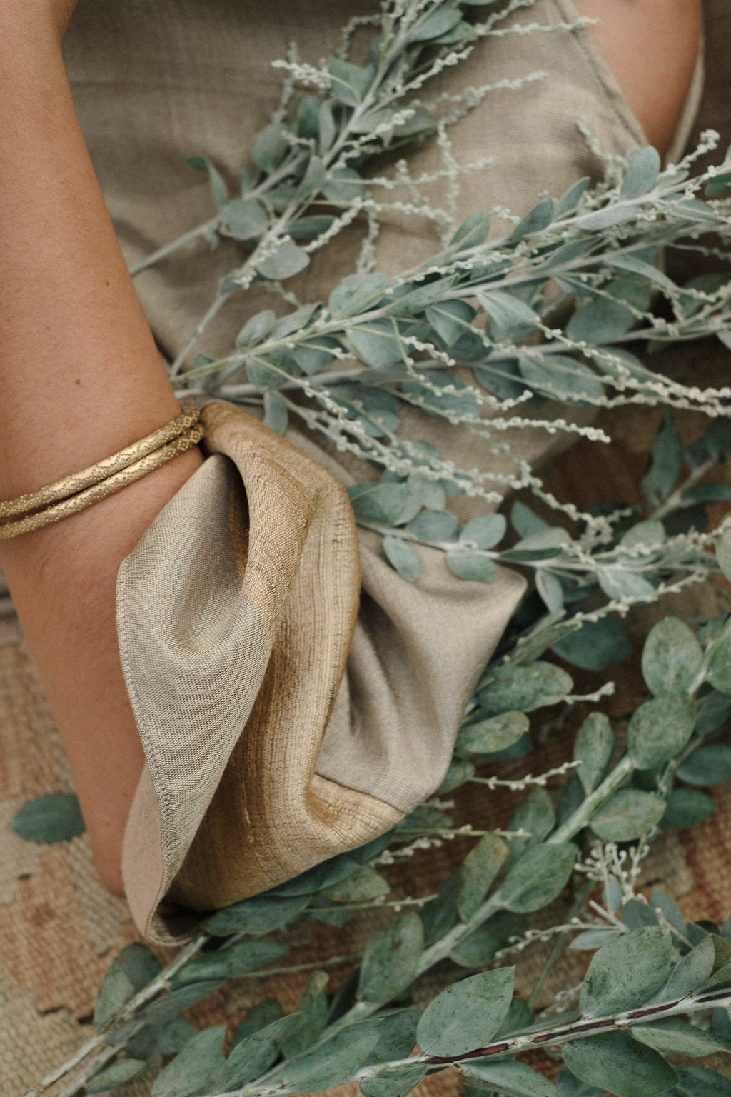 Yuna Shirt (Banana Silk Edition) – Handwoven Raw Silk Shirt