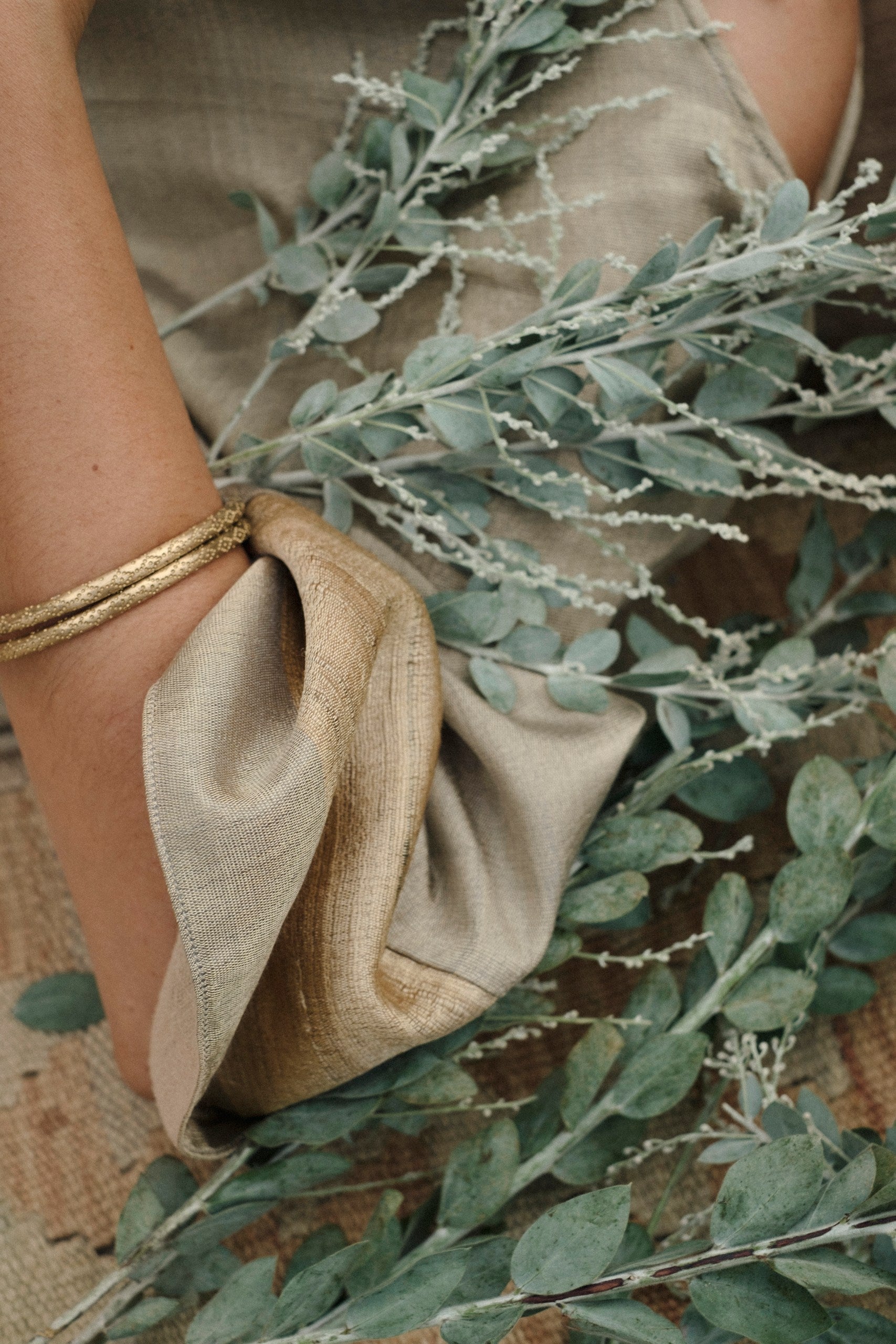 Yuna Shirt (Banana Silk Edition) – Handwoven Raw Silk Shirt