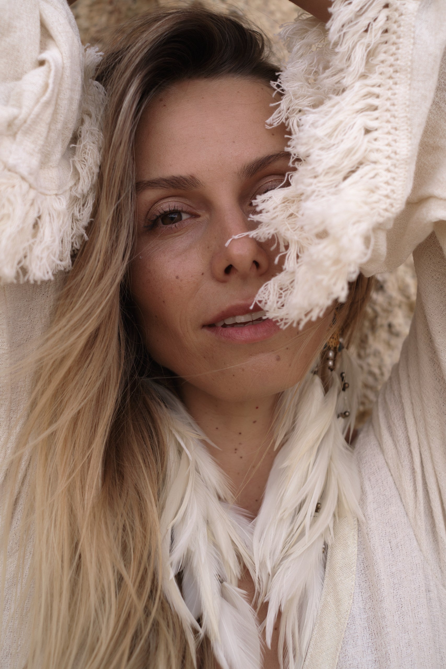 Ayumi Dress – Organic Cotton & Linen Wrap Dress