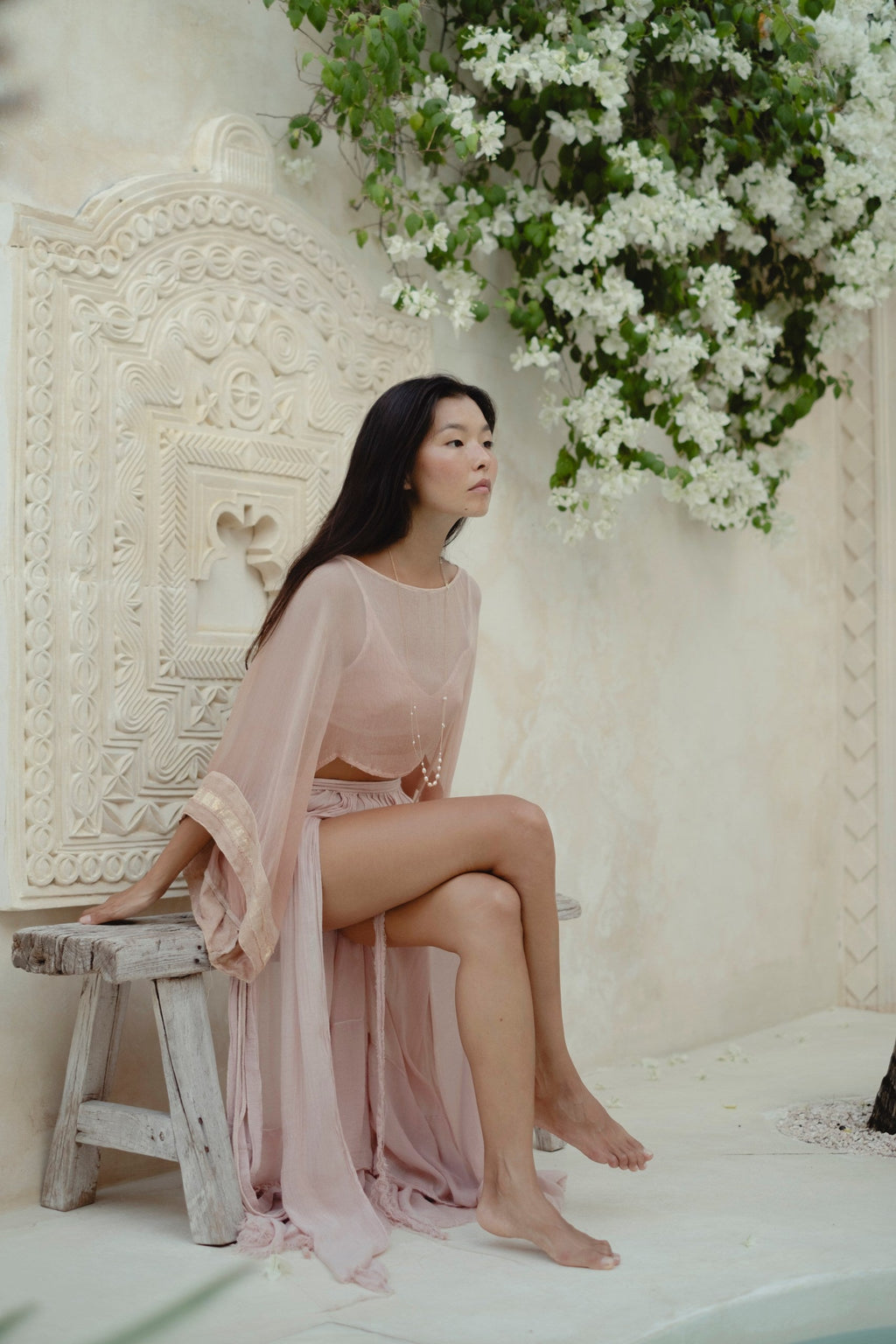 Yuna Silk Chiffon Shirt