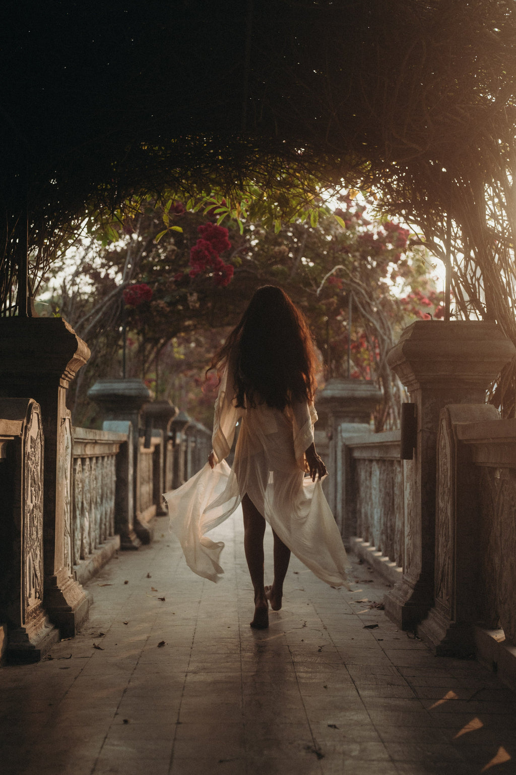 Sundari Kaftan – Bohemian Silk Chiffon Kaftan