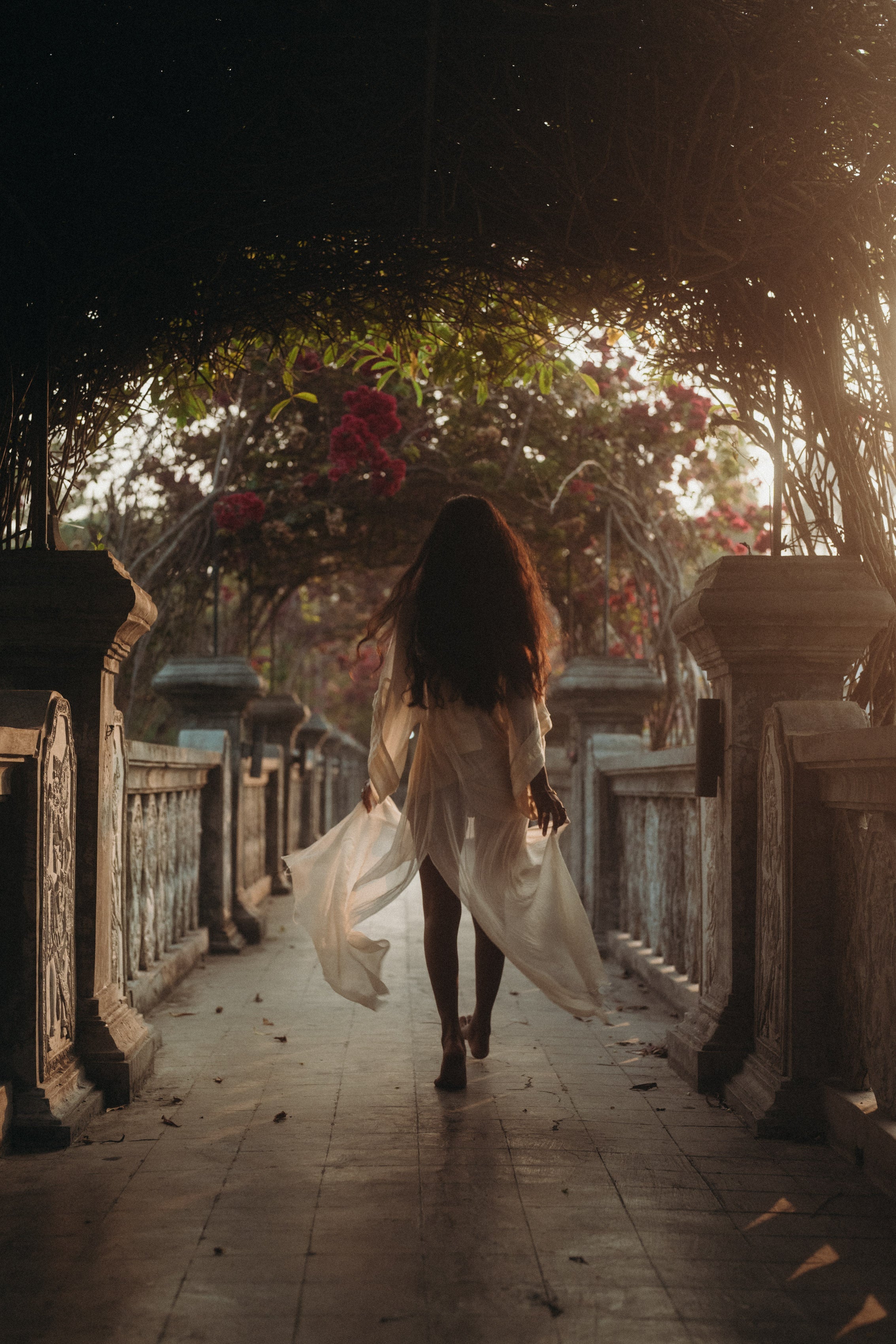 Sundari Kaftan – Bohemian Silk Chiffon Kaftan