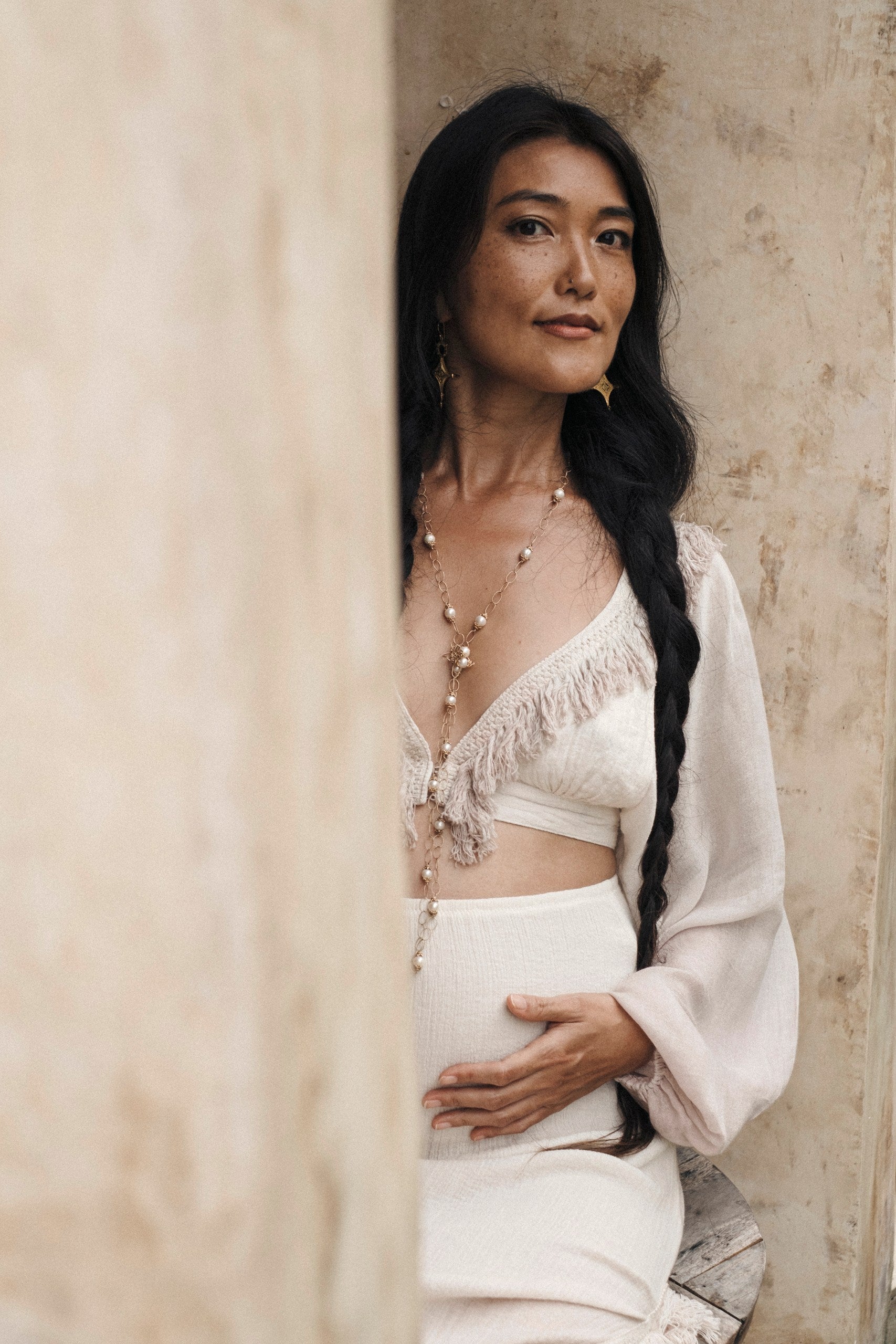 Sarika Shirt – natural women linen tee shirts